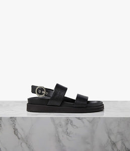 An elevated update to the sports slide, the Zephyr sandal is an everyday design classic with an athleisure twist. Set on a sturdy rubber sole, the ergonomic leather-covered footbed provides ample support for a day on your feet. Finished with a double-front strap to hold the foot in place, a cupped footbed design prevents sliding for a more conformed fit. Wear the Zephyr in the city now and pack it for holidays later.