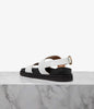 An elevated update to the sports slide, the Zephyr sandal is an everyday design classic with an athleisure twist. Set on a sturdy rubber sole, the ergonomic leather-covered footbed provides ample support for a day on your feet. Finished with a double-front strap to hold the foot in place, a cupped footbed design prevents sliding for a more conformed fit. Wear the Zephyr in the city now and pack it for holidays later.